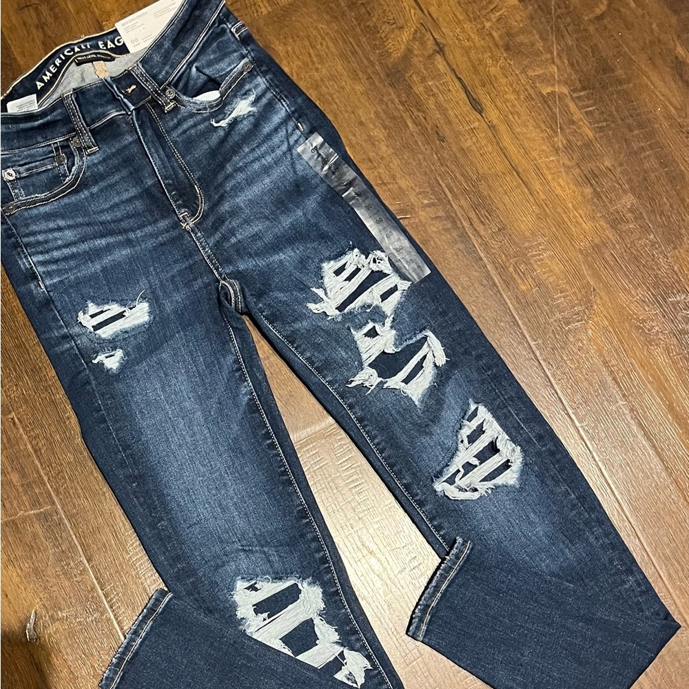 Woman skinny ripped jeans 👖
